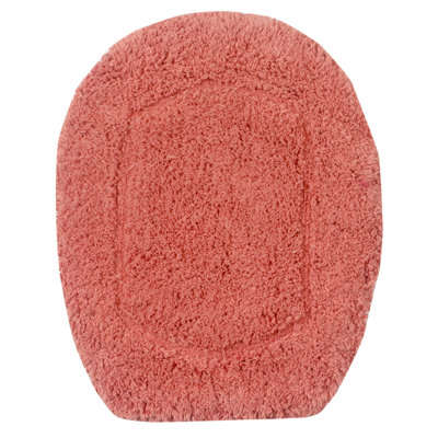 Luxury 100% Cotton Elastic fitted design ensures a secure and snug fit on standard 18"x18" Toilet lid Cover