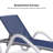 Sendi Patio Chaise Lounge Chair Set With Side Table for Pool Sunbathing Beach Deck Outdoor Lounger-589582704-542963046