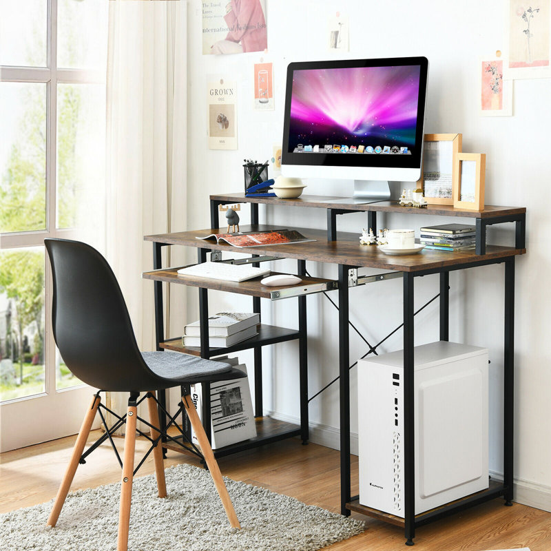 Speake Metal Base Computer Table