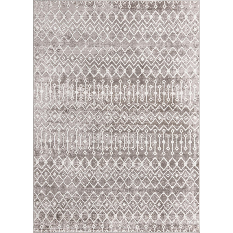 Amrjeet Geometric Indoor Rug, Rectangle 9' x 12'