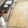 Dip Dye Hand Tufted Wool Geometric Rug