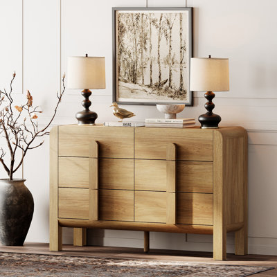 Armoire d'appoint en bois avec tiroirs 47,2 po Adora