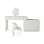 Coiffeuse avec miroir lumineux, 5 tiroirs, 1 chaise