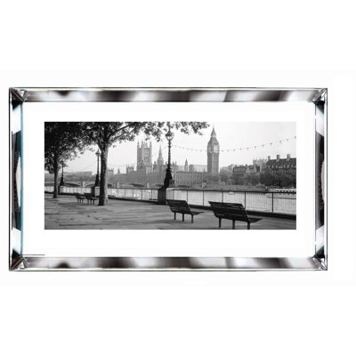 Thames- Big Ben- London Framed Photographic Print