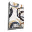  «Dwell 1 Gold Neutral C» par Cheryl Warrick, art mural sur toile, 18 po x 26 po