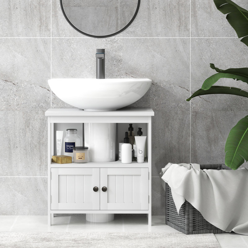 Overlea 60cm Single Bathroom Vanity Base Only, White