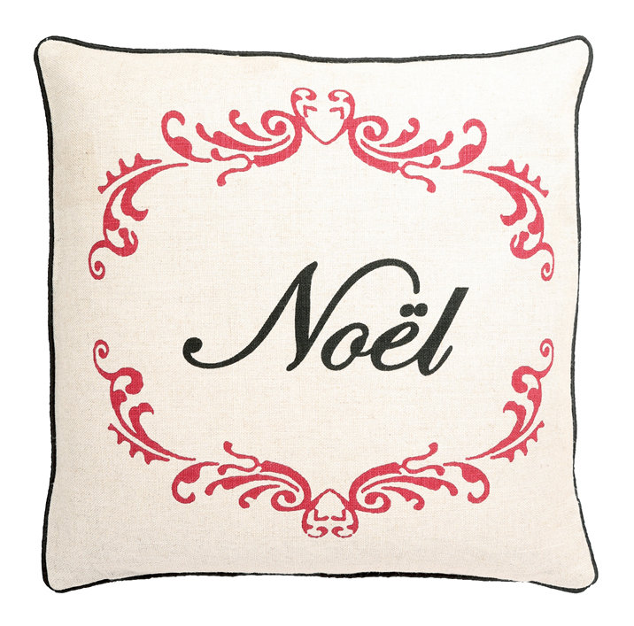 Feather Reversible Throw Pillow