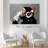 Pop Urban Street "Banksy Thinking Monkey With Headphones Artwork, Graffiti & Street Pop Art Modern Urban Multicolor Wall Pictures, Large Framed Canvas Giclee Print Wall Art"-97558848-97558849-119460987