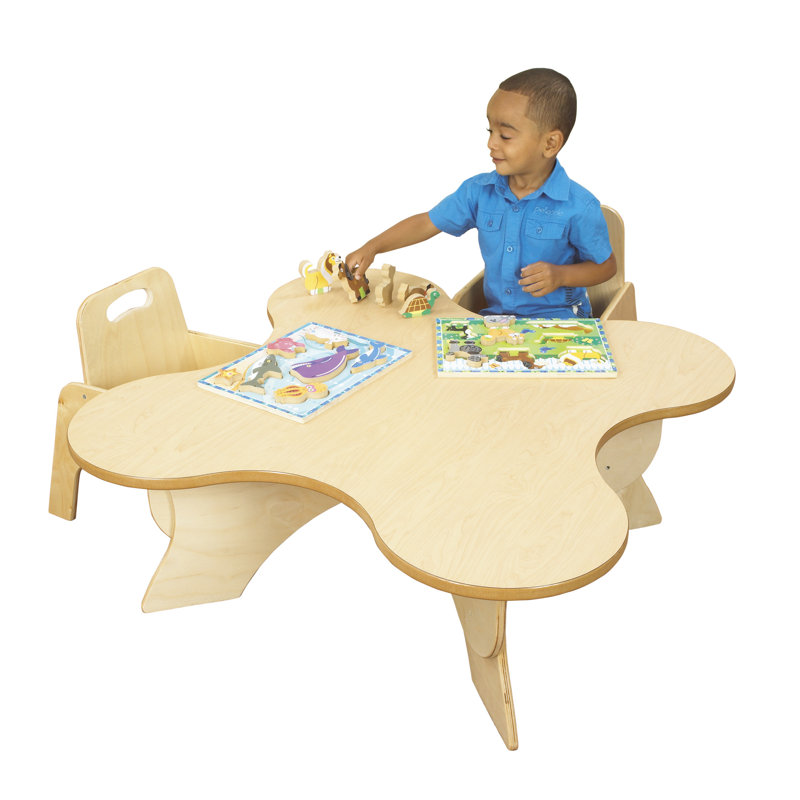 Table d'activités à hauteur réglable