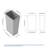 Dowell Plastic Trash Can-115585116