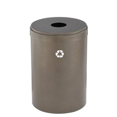 Steel Open Outdoor Trash/Recycling Bins