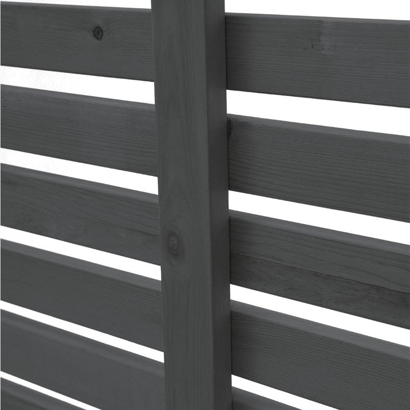 Sadiyah Wood Fence Panels Included, 120cm H x 180cm W