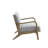  Solid Wood Accent Chair-225739838