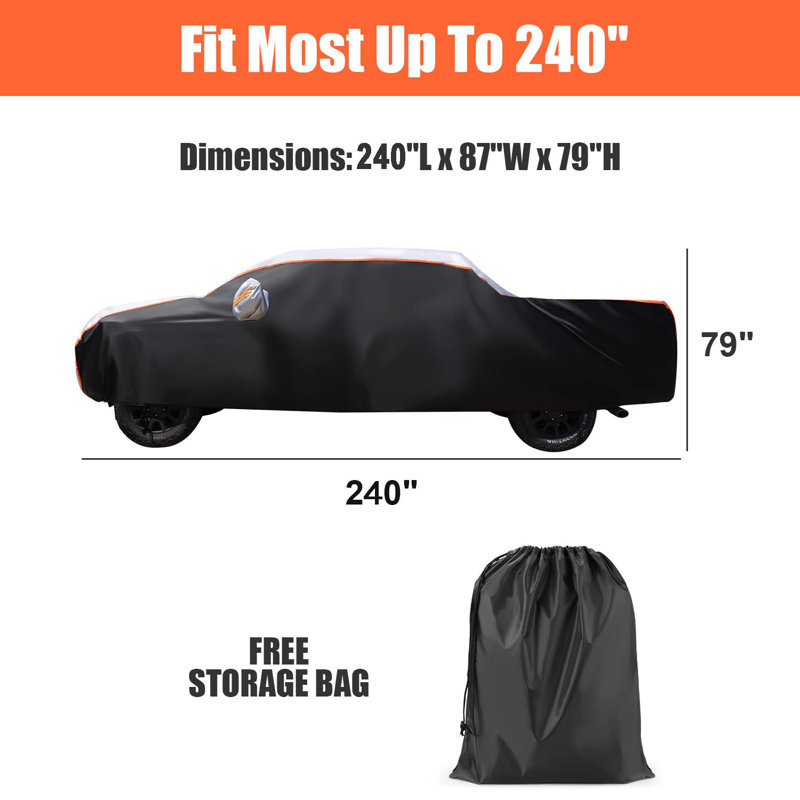 Elastic Automobile Cover By Himimi, 78.7" H x 240" W x 86.8" D
