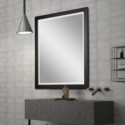 Aniyiah Metal Flat Wall Mirror