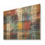 Colourful Earth Colours Tiles IV - Boho Mosaic On Wood Print-1463794863