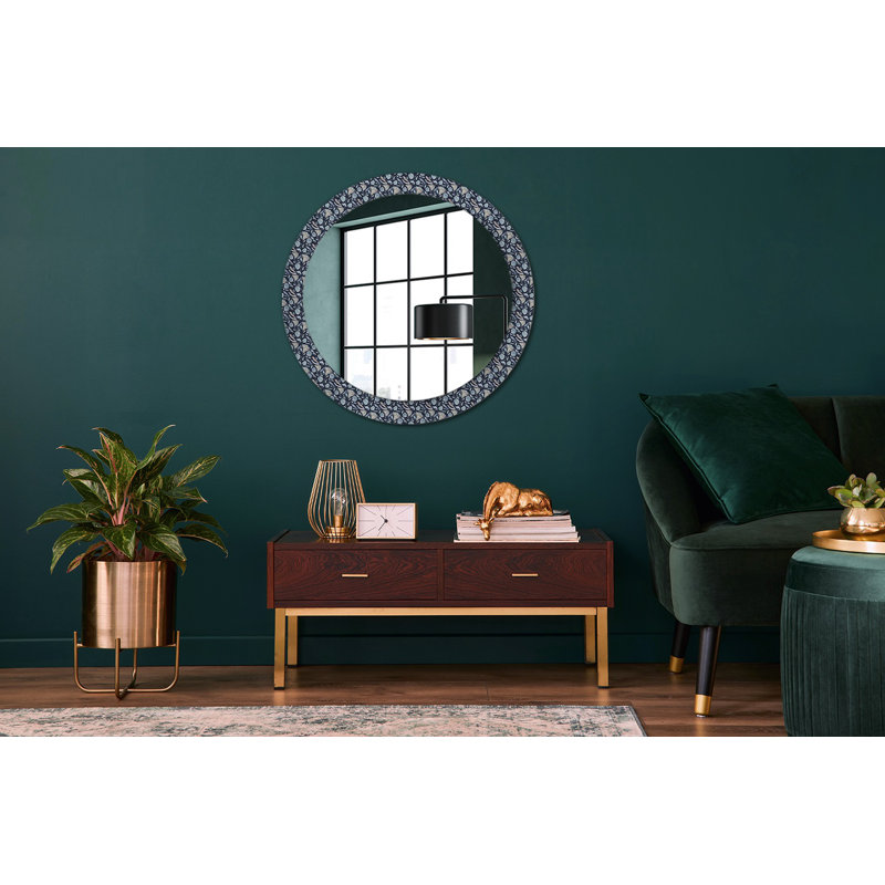 Huldar Glass Flat Wall Mirror, 80cm H x 80cm W