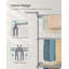 Steel Foldable Freestanding Drying Rack