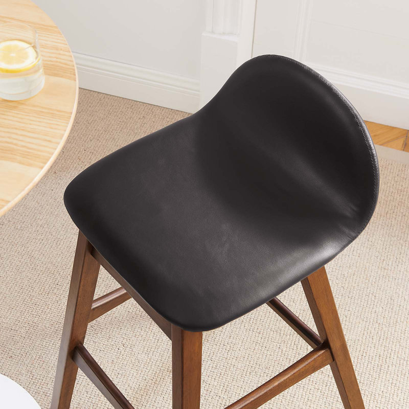 Tabouret Modway Juno, Tabouret de bar (siège d’une hauteur de 30 po), Brun