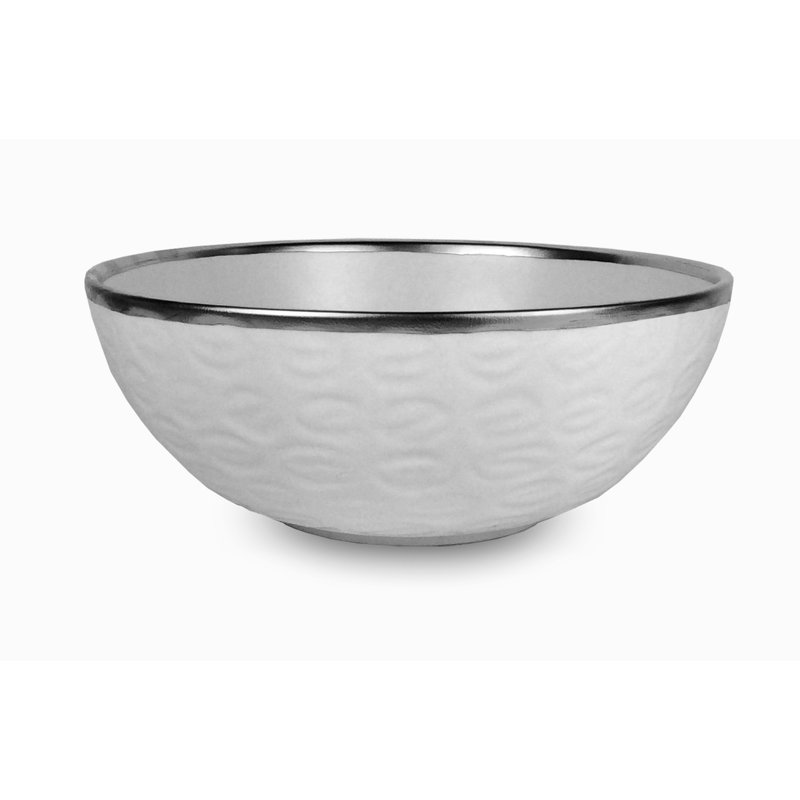 Bol de service Truro, Platine, 8,25 po x 3,5 po