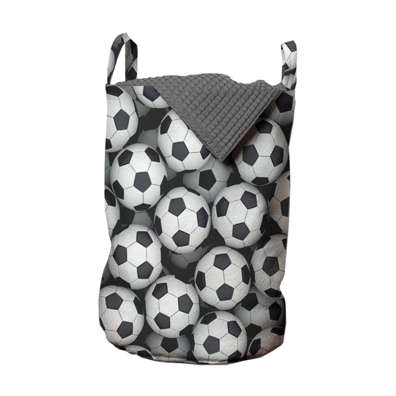 Ambesonne Fabric Laundry Bag with Handles