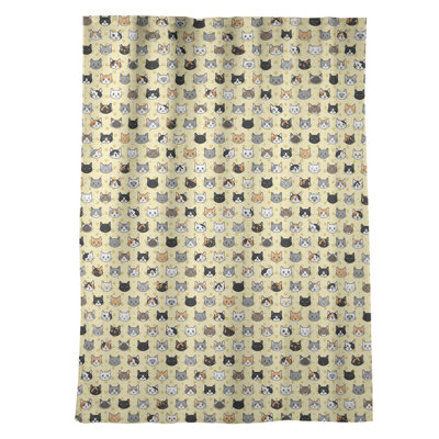Avicia Sateen Room Darkening Curtain Single Panel