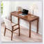 Bureau en bois massif avec tiroirs, bureau debout pour petits espaces, design Mid-Century moderne pour le bureau personnel