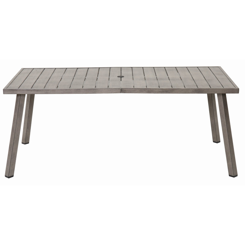 Table de salle à manger d'extérieur pliante en fer