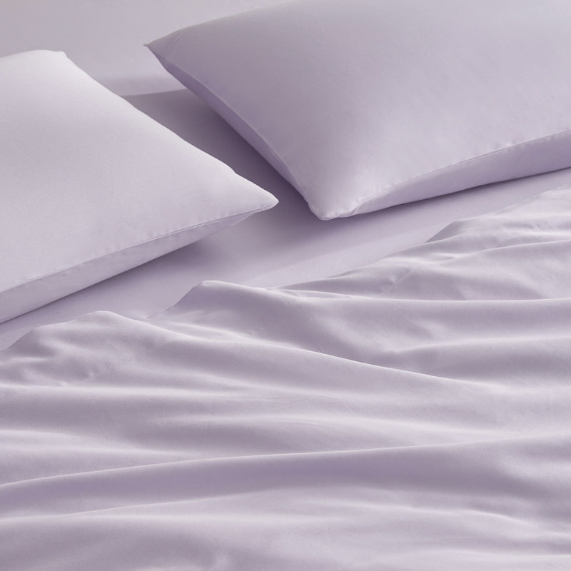 The Sheet Lab Cloud Embrace Sheet Sets, Twin Sheet Set with 1 Pillowcase, Purple