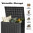 30 Gallon Outdoor Resin Deck Box