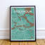 Stockholm City Map - No Frame Print-1008729460