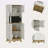 1-Drawer Microwave Pantry Cabinet