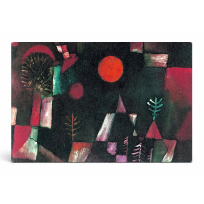 Full Moon at Night — Landscape Canvas Wall Art