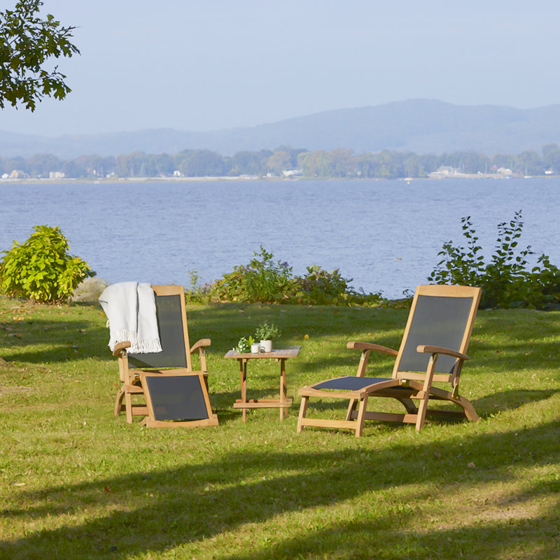 Outdoor Square Teak Side Table