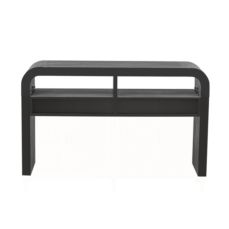 Exquisite Conway with Dual-Layer Design and Large Drawers for Various Spaces, Antique Black