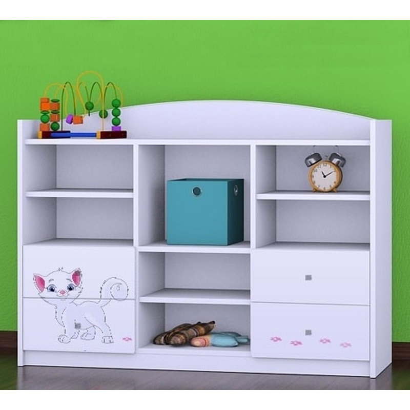 Laila 92cm H X 129cm W Animals Kids Cube, White