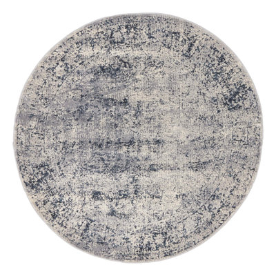 Lanett Oriental Blue/Gray Area Rug