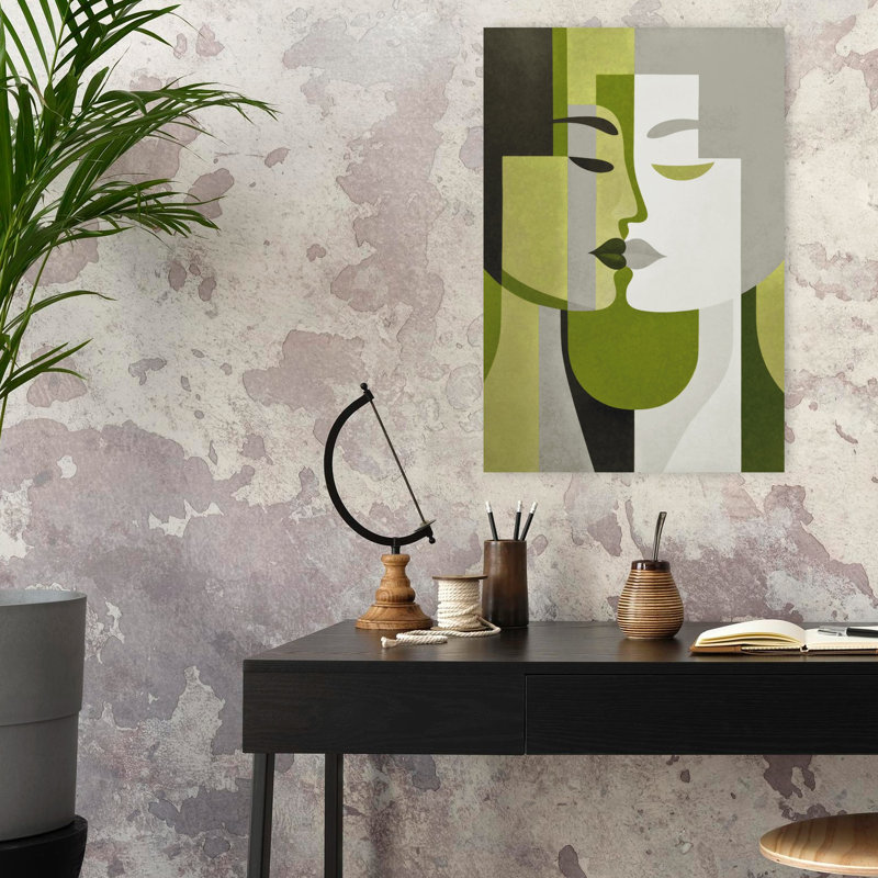 Art contemporain contemporain abstrait, H 24 po x l 16 po