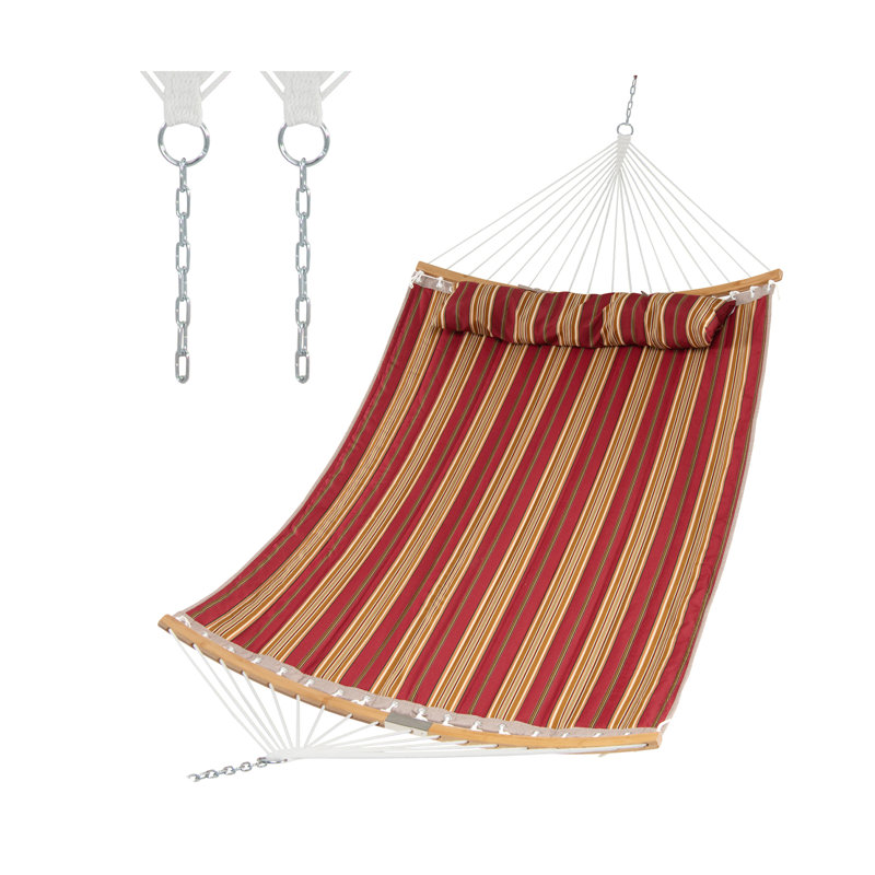 Allyonna Outdoor Double Classic Hammock, Red