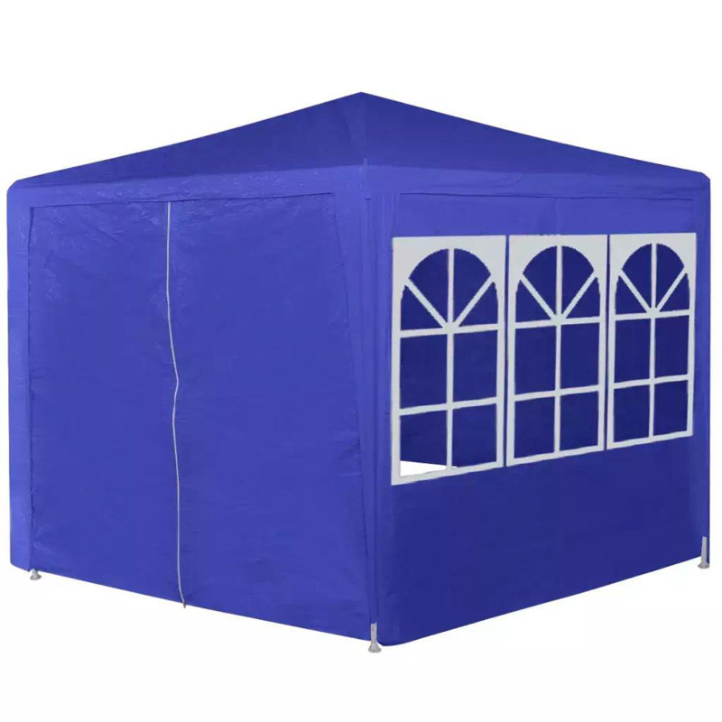 Pavillon de jardin vidaXL, Bleu