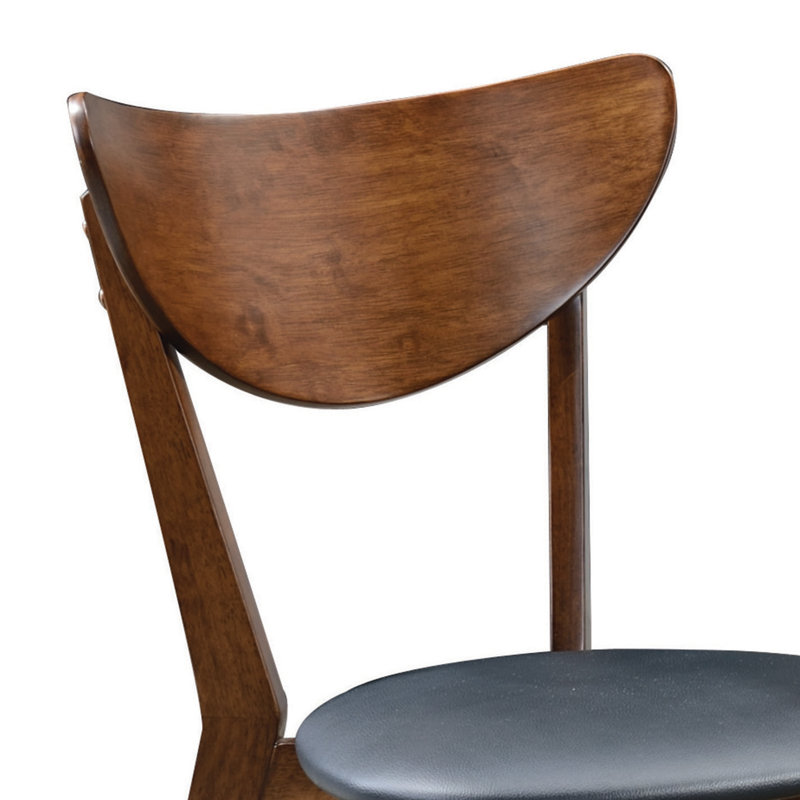 Chaise d'appoint Lopes en noyer foncé