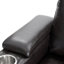 Fauteuil inclinable Power Motion avec port de charge USB et rangement à bras cachés, 2 porte-gobelets pratiques et plateau pivotant à 360 °