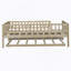 Lit de jour en bois avec couchette et garde-corps-657603965-657603964