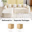 101.1'' Wide L Shape Chenille Sofa With Four Throw Pillows(Beige)-861510322