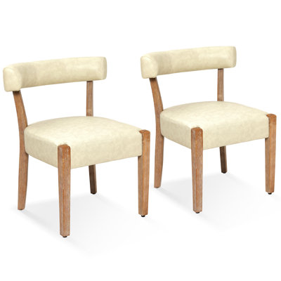 Chaises de salle à manger rembourrées Mid-Century