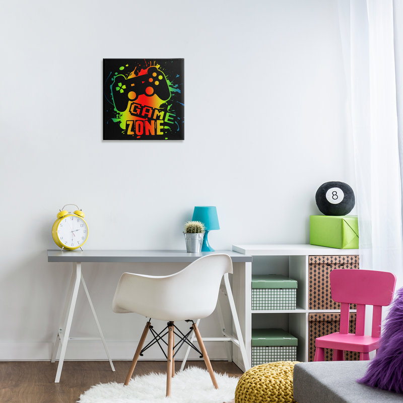 Toile Gradient Gaming Zone, design par Marcus Prime, H 17 po x l 17 po