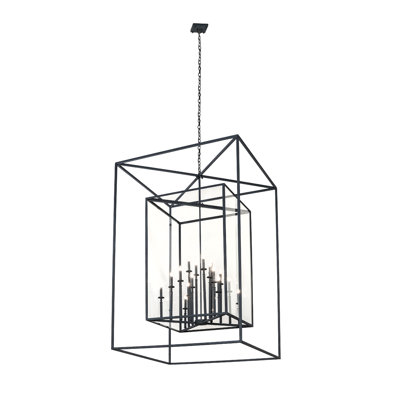 Luminaire suspendu carré 48 po Kitzi