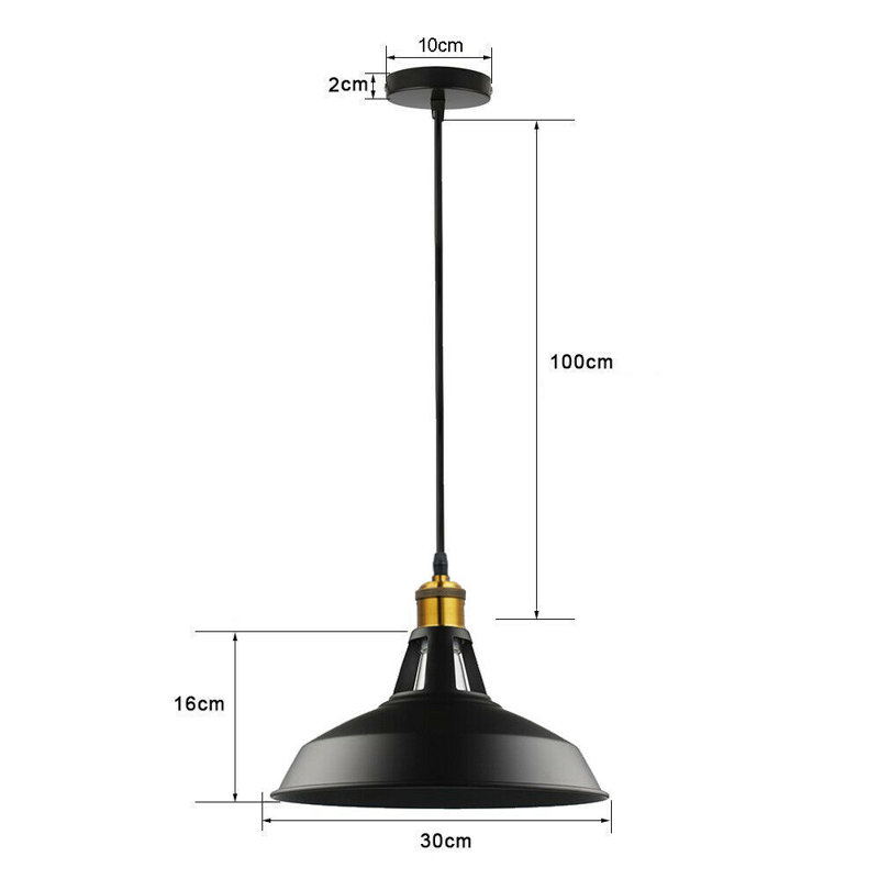 Laird 1 - Light Pendant, Black