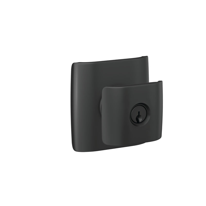 Keyed Entry Lockset, Yes, Matte Black
