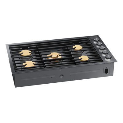 36" Gas 5 Burner Cooktop